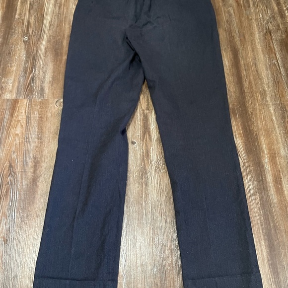 J.Crew Bowery Suit Pants Dark Navy 30x32 Slim Fit Herringbone Trouser - Picture 1 of 8